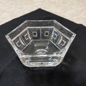 VINTAGE ROSENTHAL CRYSTAL DOMUS PATTERN CANDY OR TRINKETS BOWL
